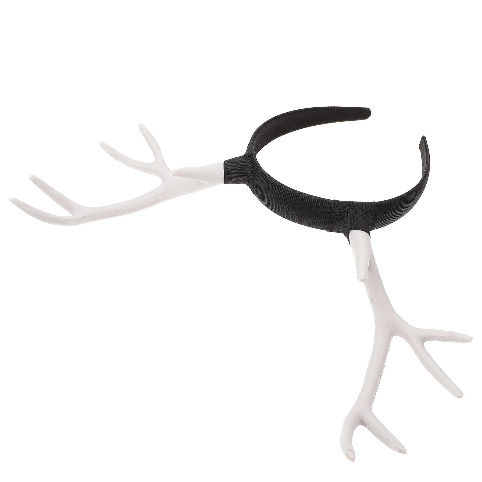 Weihnachten Stirnband weibliches Haar Zubehör Party Kopfschmuck Weihnachten Dekor Geweih weißen Hirsch Horn Kopf bedeckung