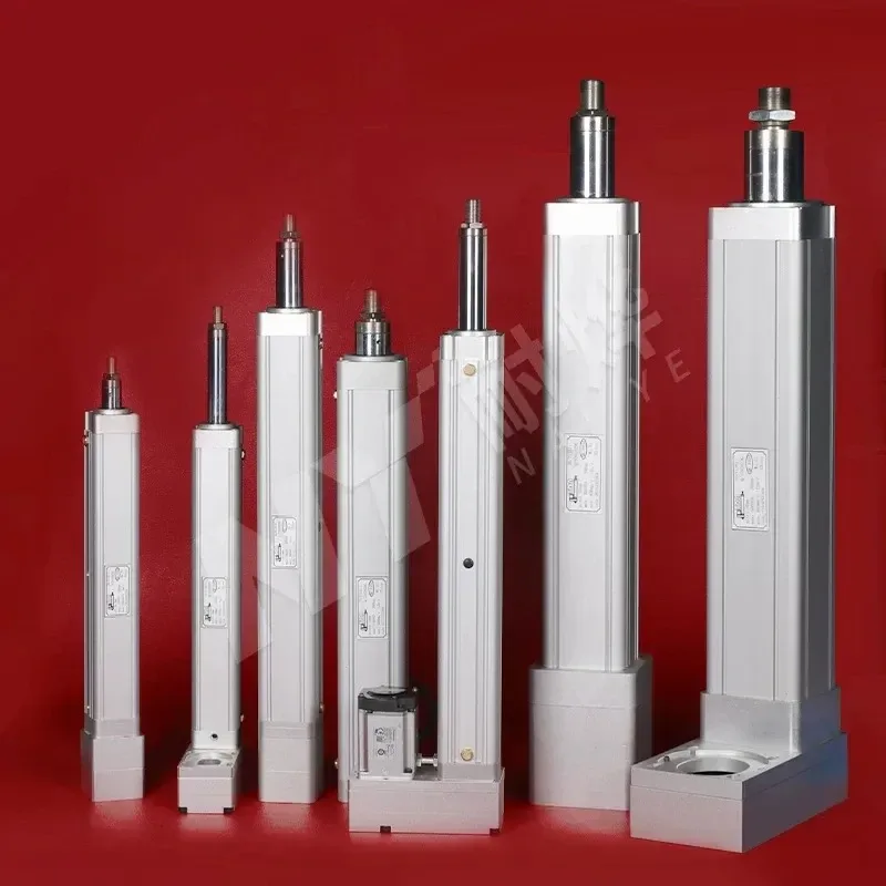 High Precision Servo Electric Cylinder 1.2T 5T Large Thrust Stepper Motor Direct Connection Automatic Push Rod for Industrial