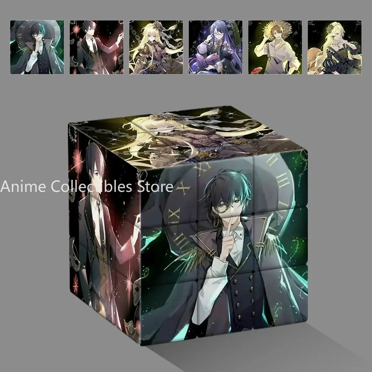 Interesante Cubo mágico Anime Señor de los misterios Klein Moretti competición velocidad Cubo mágico rompecabezas Cubo mágico regalos de cumpleaños