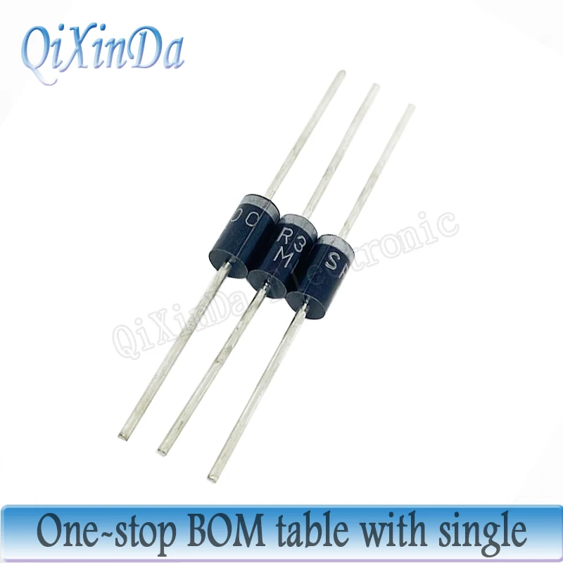 20PCS SR5100 SB5100 SR5200 SB5200 SR3100 SB3100 SR3200 SB3200 3A 5A DO-27 Schottky diode