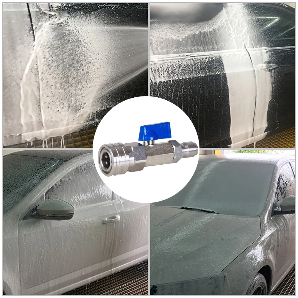 高圧洗浄バルブキット,クイック接続,4500 psi (3/8 "),1/4"。