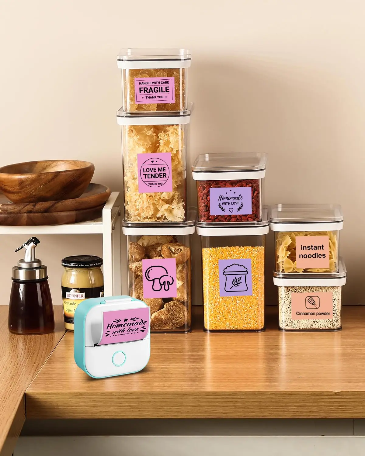 T02 White Transparent And Color Thermal Paper Sticky For M02/T02 Mini Printer 53mmx3.5m for Journal Photo Text Notes,3 Rolls