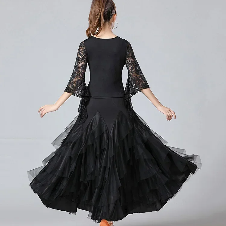 تنورة الرقص اللاتيني للنساء ، زي الرقص في قاعة الرقص ، تنورات الفالس رومبا ، تنورات أداء الرقص في قاعة الرقص ، إسبانيا