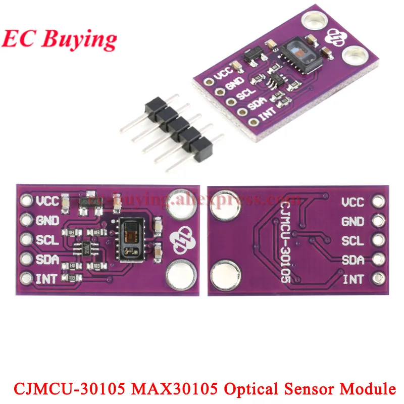 MAX30105 CJMCU MCU-30105 Optical Sensor Module Particle Sensing/Smoke Detection Flame Sensor Photodetectors Board High Accuracy
