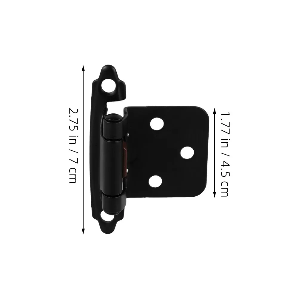 1Set Rv Cabinet Heavy Duty Self-Closing Spring Hinges Semi Concealed Auto Close Door Hinge Hidden Flat Door Spring Loaded