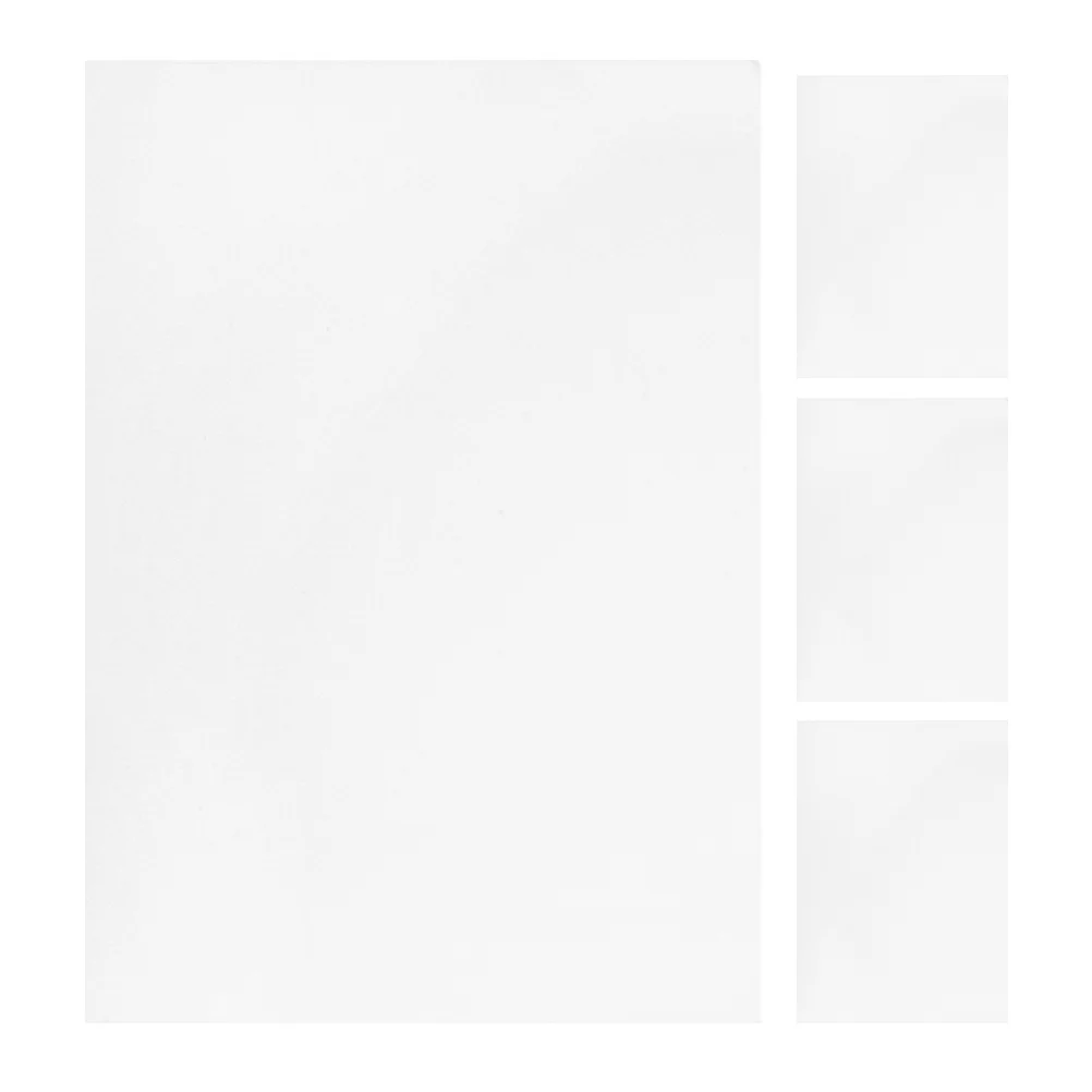 

4Pcs Embroidery Stabilizer Water Soluble Adhesive Backing Sheets for Printable Patterns Needlework Fabric for Hand Embroidery