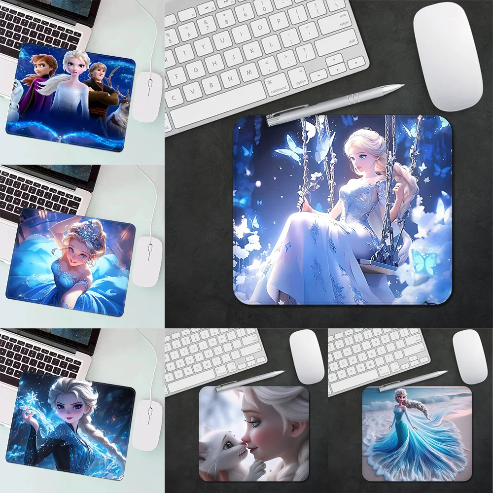 

Frozen Elsa Princess HD Printing Gaming Mouse Pad XS Small Mousepad For PC Gamer Desktop Decoration Office Mouse Mat Deskmat Rug