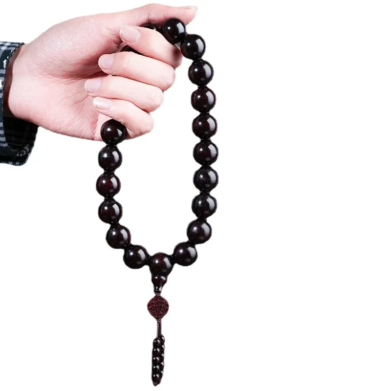 Authentic Bracelet Handheld Prayer Beads Men's and Women's Sandalwood Eighteen Prayer Beads Buddha Beads Crafts Hand