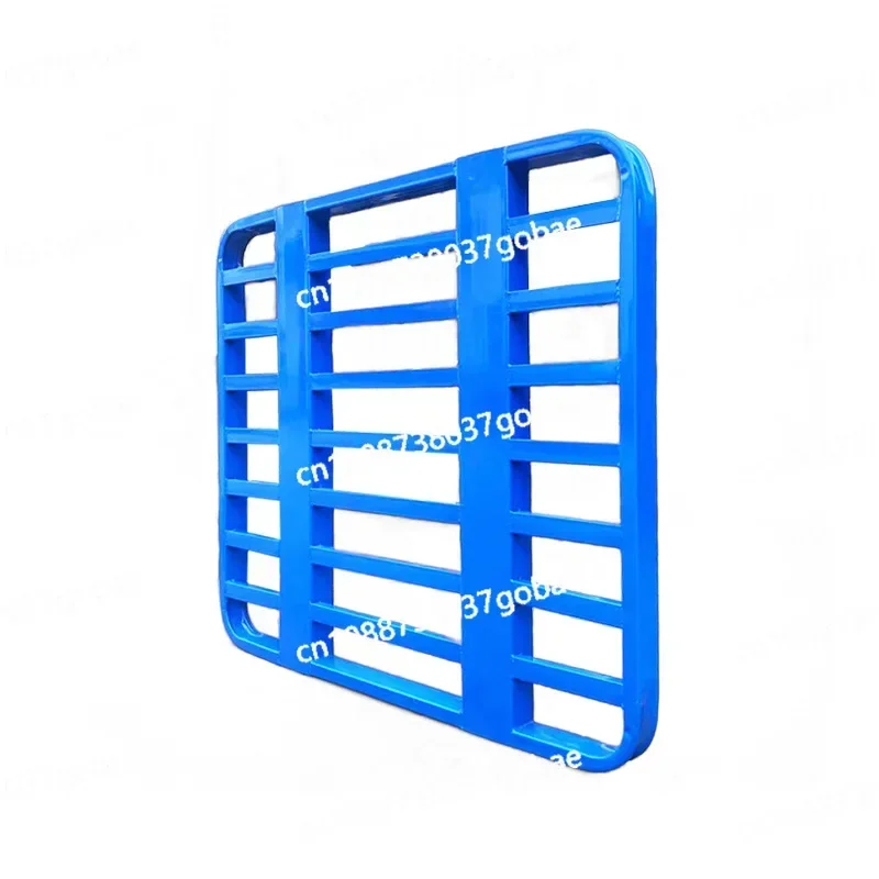 Forklift Pallets, Steel Storage Logistics, Rounded Shelves, Heavy-duty Galvanized Moisture-proof Pads, Painted Pallets