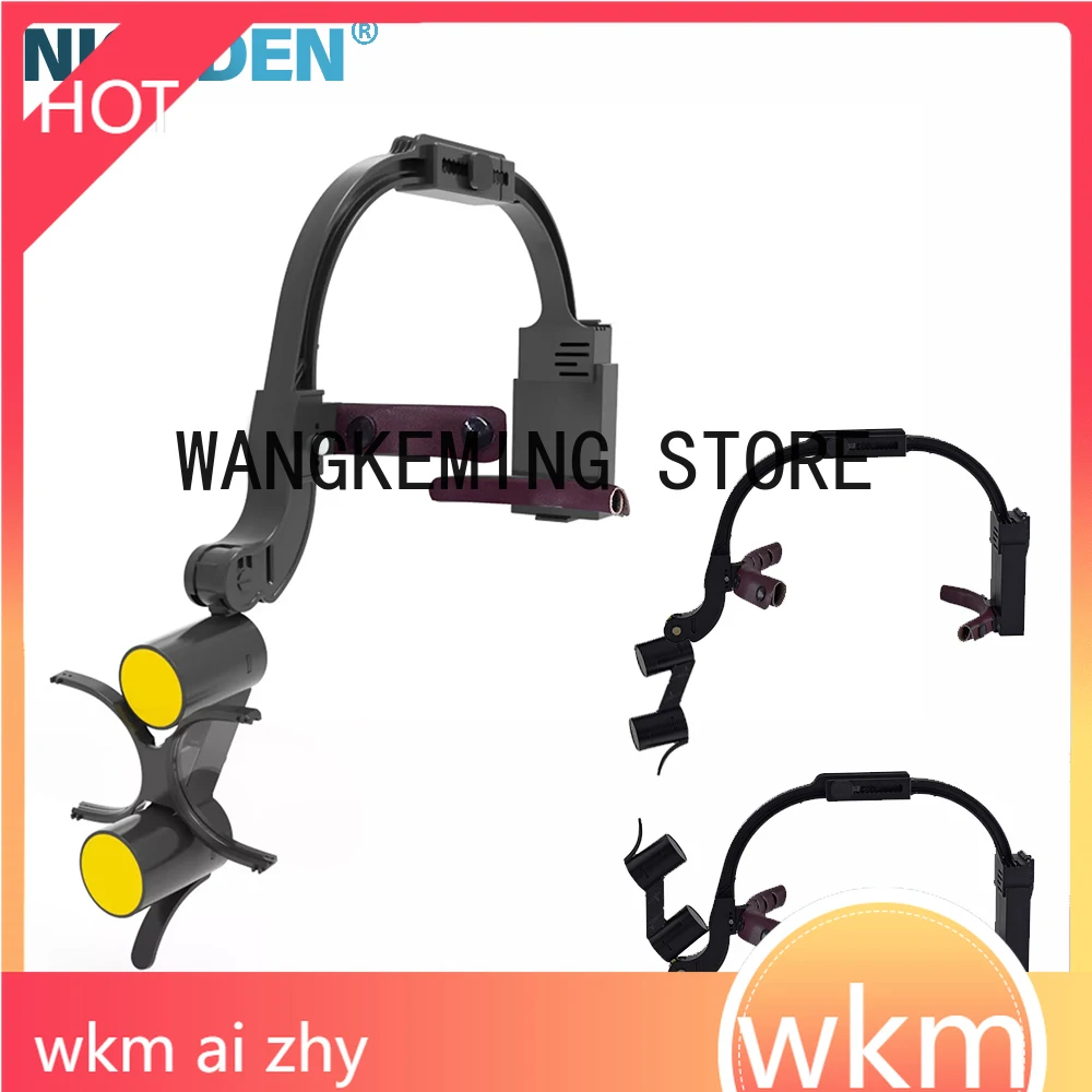 

New Arrival 2.5X 3.5X den tal Surgical Loupes with LED Headlamp Headlight Magnifier Glasses Customized Wide Field of View