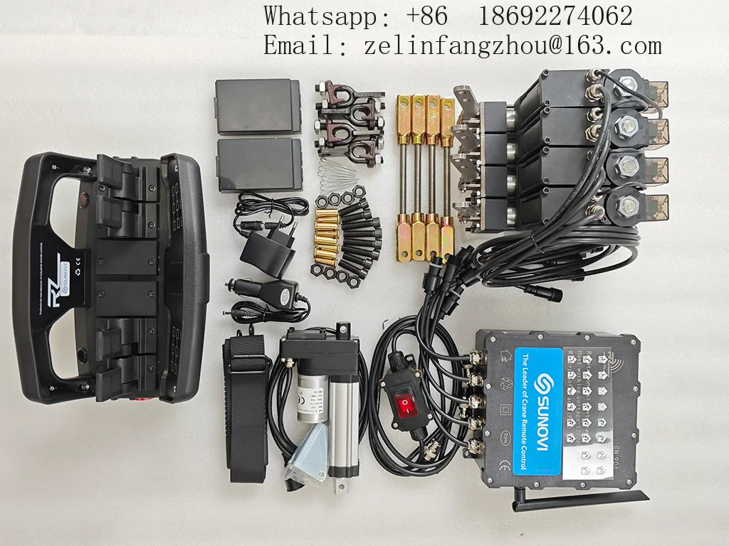 Industrial Wireless Joystick Crane Remote Control System for Truck Crane 12V 24V Heavy Duty Transmitter Receiver Set