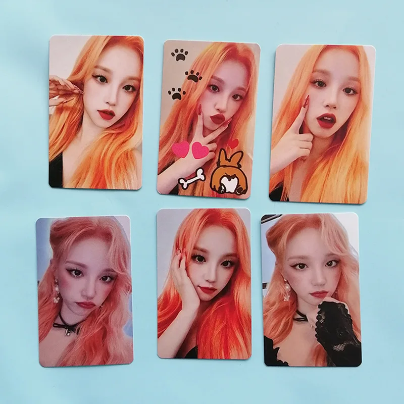 Kpop Idol 6 sztuk/zestaw karty Lomo (G)I-DLE kocham fotokarty fotokartka pocztówka dla kolekcja dla fanów