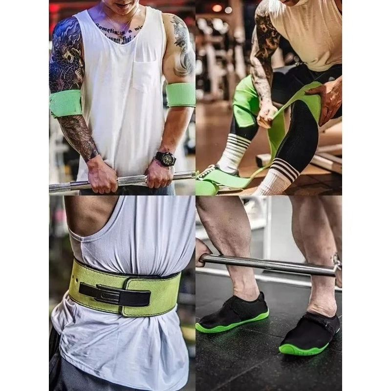 Heavy Duty Camo Elbow Wraps Weightlifting Deadlift Fitness Elbow Support Protective Straps