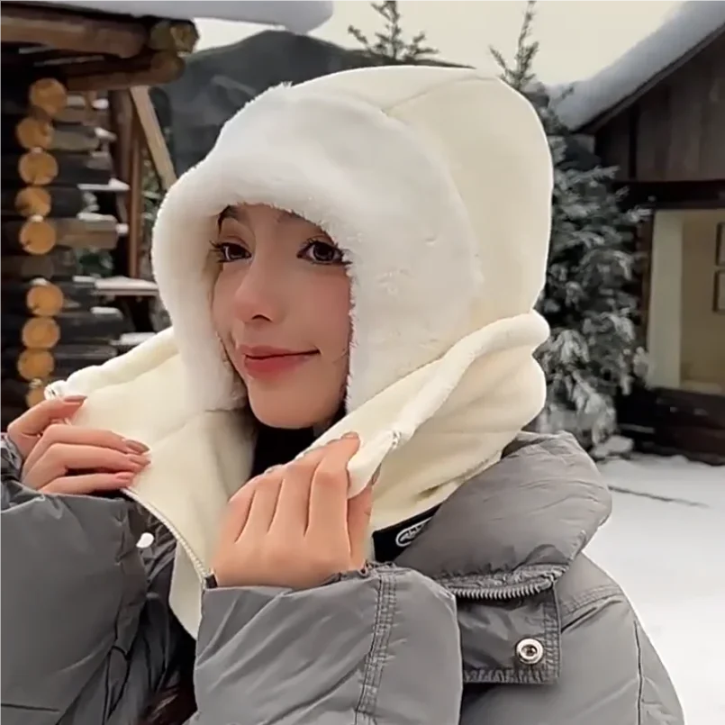 

Windproof Cold Proof Face Mask Balaclava Winter Hat Thick Riding Hat Helmet Inner Liner Warmer Scarf Helmet Hood Cycling Neck
