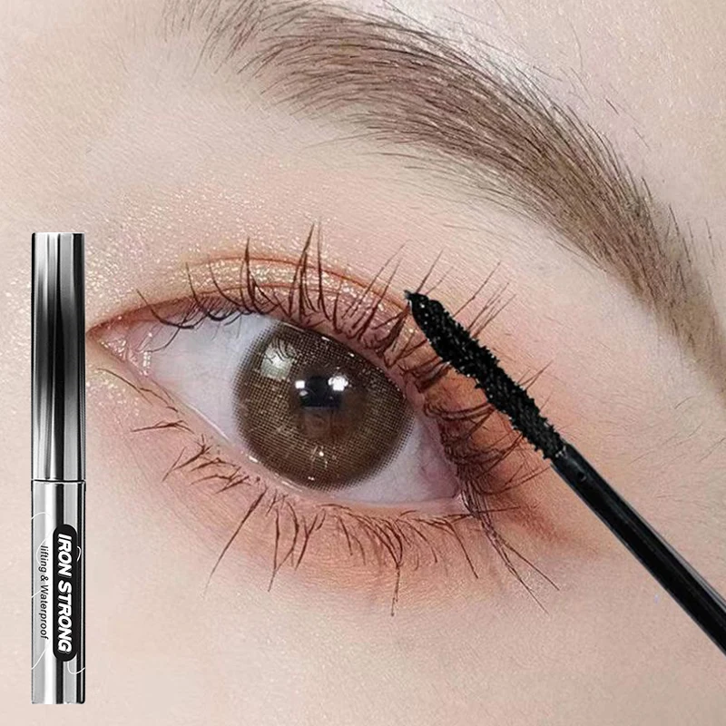 Cappuvini Wodoodporny tusz do rzęs przedłużających rzęsy, delikatnie podkręcający, pogrubiający, długotrwały, wydłużający, czarny, brązowy, naturalnie podkręcający rzęsy, kosmetyk.