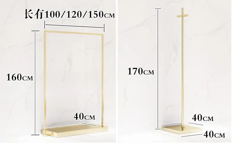 Floor-Standing Display Stands for Clothing Stores Women's Fashion Shop Retail Mannequins Props Rack Stand