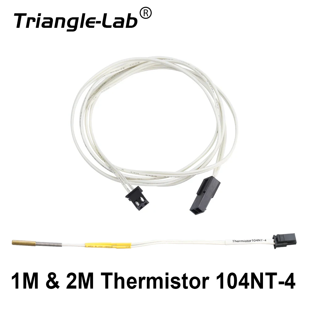 

Картридж термистора TriangleLab 1M и 2M 104GT-2 104NT-4-R025H42G 280 ℃ для V6 volcano dragonfly HOTEND dragon HOTEND blv DDE