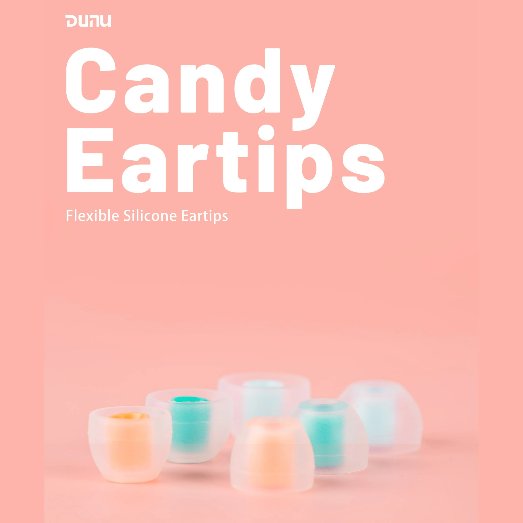 DUNU Candy Silicone Eartips For 4.5mm-6mm Nozzle Improve The Sense / Vocals Are Transparent / Reduce High-frequency Noise