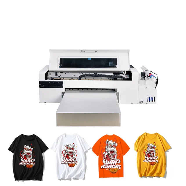 تلوين DTF A3 فرن PET فيلم مسحوق الحبر الأبيض طابعة نافثة للحبر الرقمية UV DTF A3