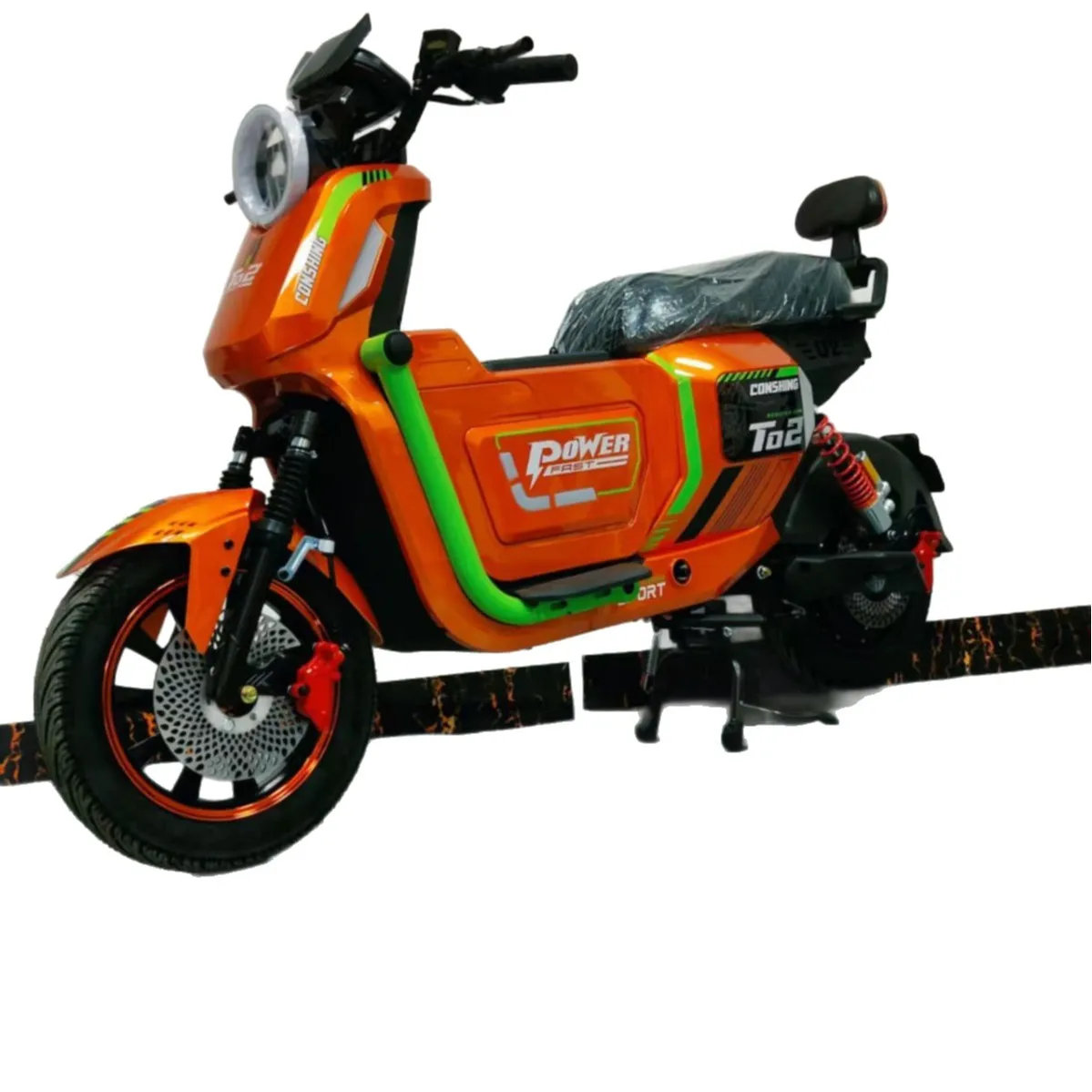 

10-дюймовый электрический велосипед с литиевой батареей 48 В, электрический мотоцикл с длительным сроком службы батареи