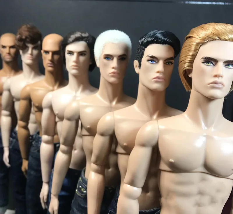 FR Male Doll Head Vintage IT Doll Heads MZ Male Muscle Joints Movable Body MENGF Quality Doll Bodies Limited Collections Models