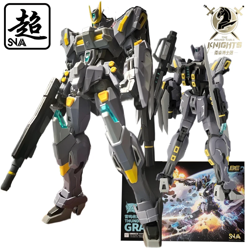 SNAA ของแท้ SNAA Round Table Knights Series พลาสติกประกอบของสะสมสําหรับเด็กผู้ชายเป็นของขวัญหุ่นยนต์รุ่น