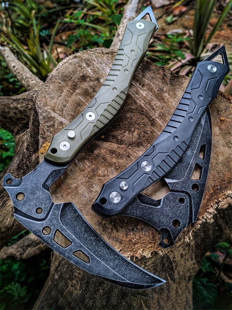 طوي بقاء النار الفأس التخييم في الهواء الطلق المحاور التكتيكية متعددة الأغراض Bushcraft الفأس الدفاع عن النفس اليد الفأس البرية بقاء