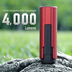 IMALENT LD70 4000 Lumen EDC Flashlight, 6 Mode Portable Waterproof Flashlight for Camping, Hiking and Emergencies.