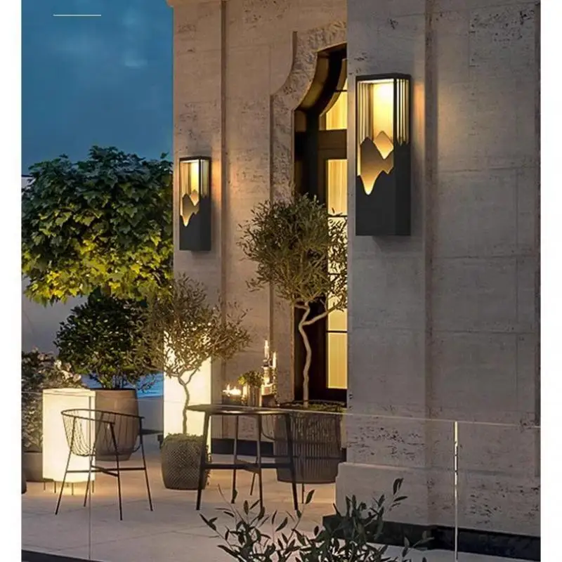 

Large Chinese industrial Courtyard Outdoor Wall Lamp fixture Villa Gate Wall Light garden Waterproof Exterior landscape lighting