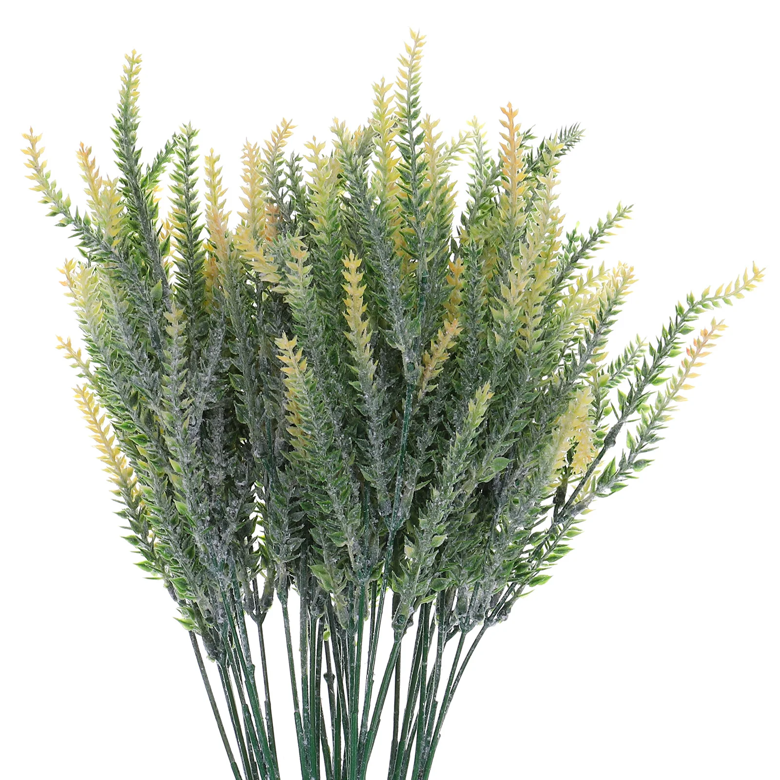 8 Bundles Artificial Lavender Flowers Fake Lavender Flowers Plastic for Indoor/Outdoor Home Wedding Kitchen Garden Office Porch