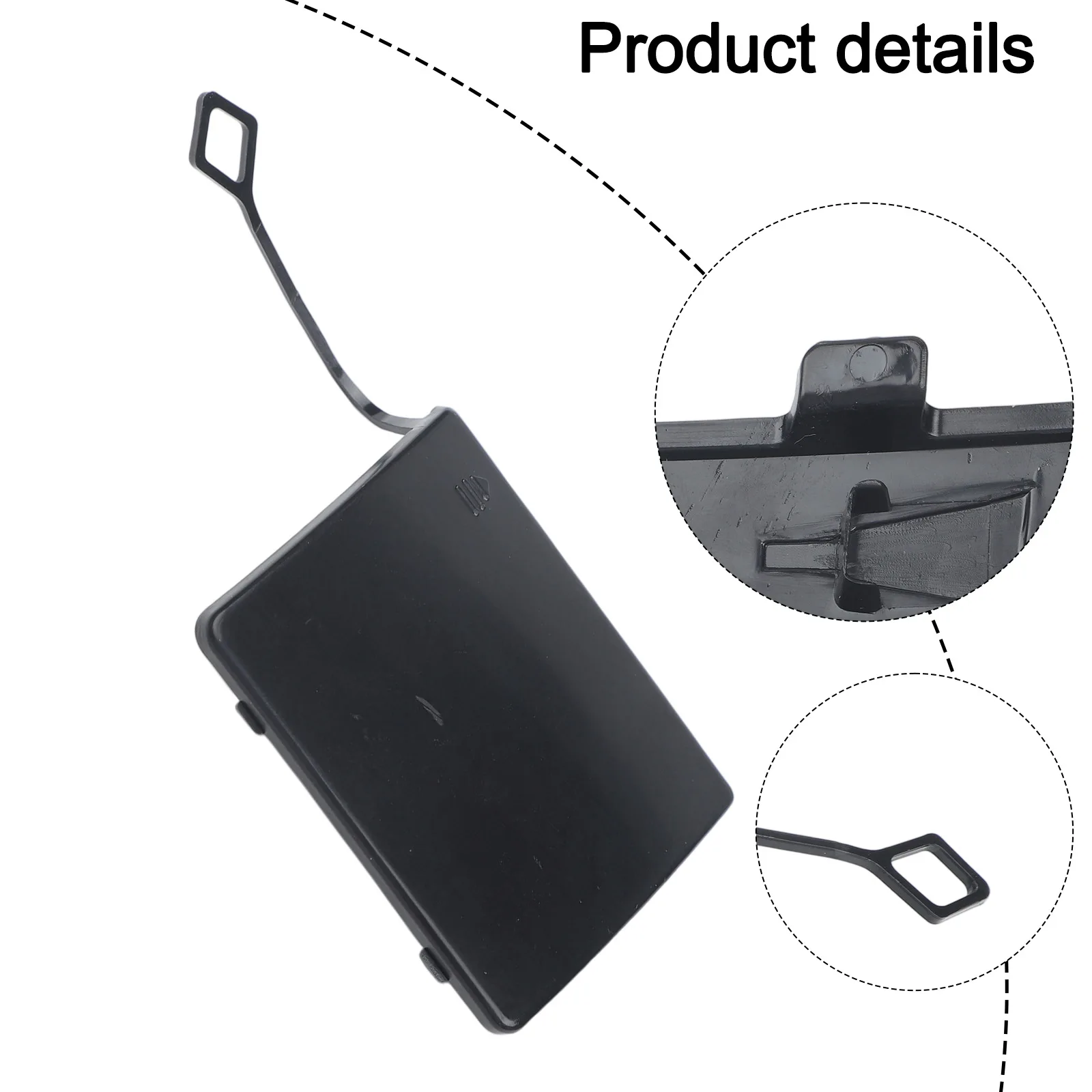 Tow Hook Cover Compatible with For Mercedes W251 and R Class R350 Models from 2011 to 2012 Simple Installation