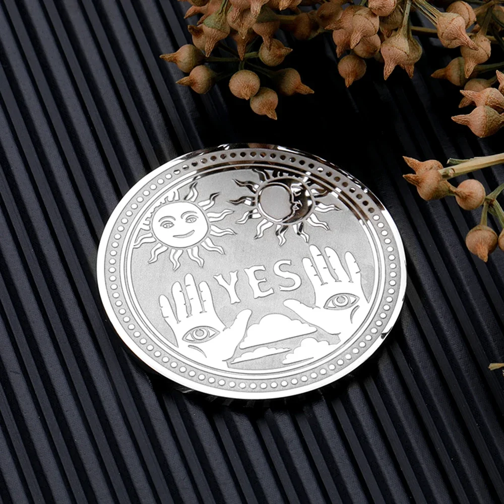 Yes or No Decision Coin Gothic Double Sided Relief Plating Commemorative Coins Creative Skull Souvenir Divination Collectibles