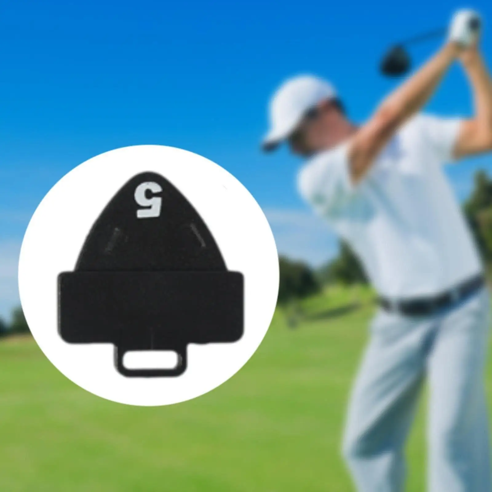

Club Head Cover Number Tag Replacement Golfer Gift for Men Women Interchangeable