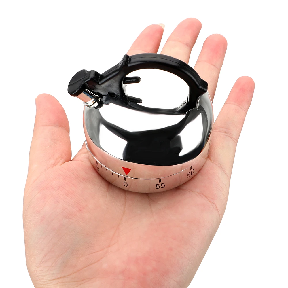 ميقاتي ميكانيكي 60 دقيقة المطبخ الموقت العد التنازلي إنذار تذكير الطبخ تذكير أدوات المطبخ أداة الأدوات غلاية الشكل #5