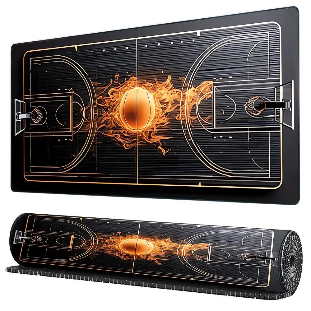 

Basketball Court Mouse Pad Large Computer Office Game Table Mat XXL Rubber Non-slip Gaming Keyboard Mousepad Long Desk Pads
