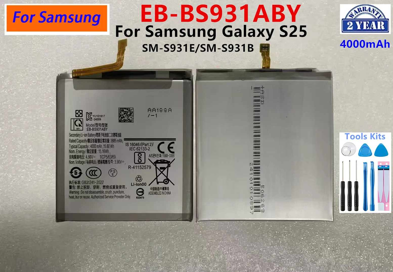 EB-BS901ABY EB-BS937ABY EB-BS721ABY EB-BS948ABY Akku für Samsung Galaxy S22 S23 S24 S25 S26 Plus Ultra S24 FE S25 Edge