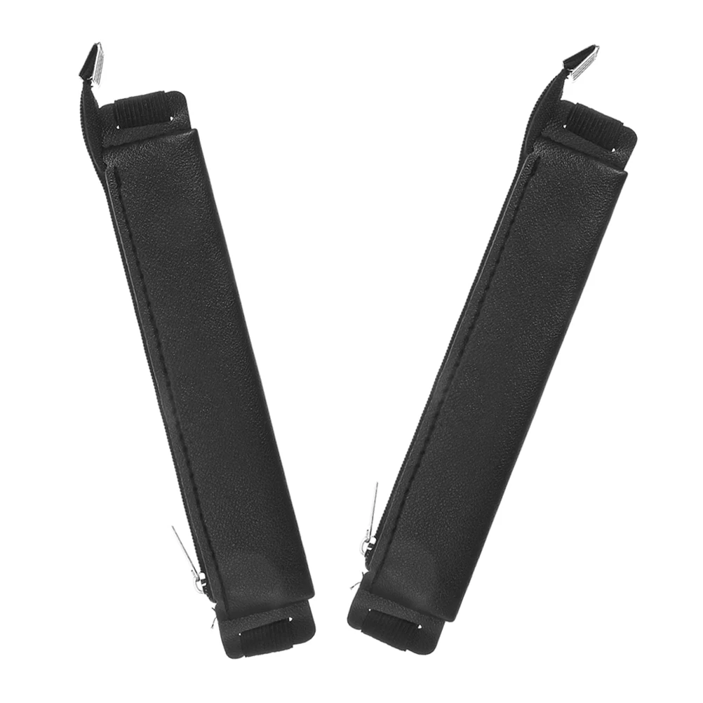 

2 Pcs Pencil Case Stationery Elastic Holder Elasticity Journal Accessories Pu Binder