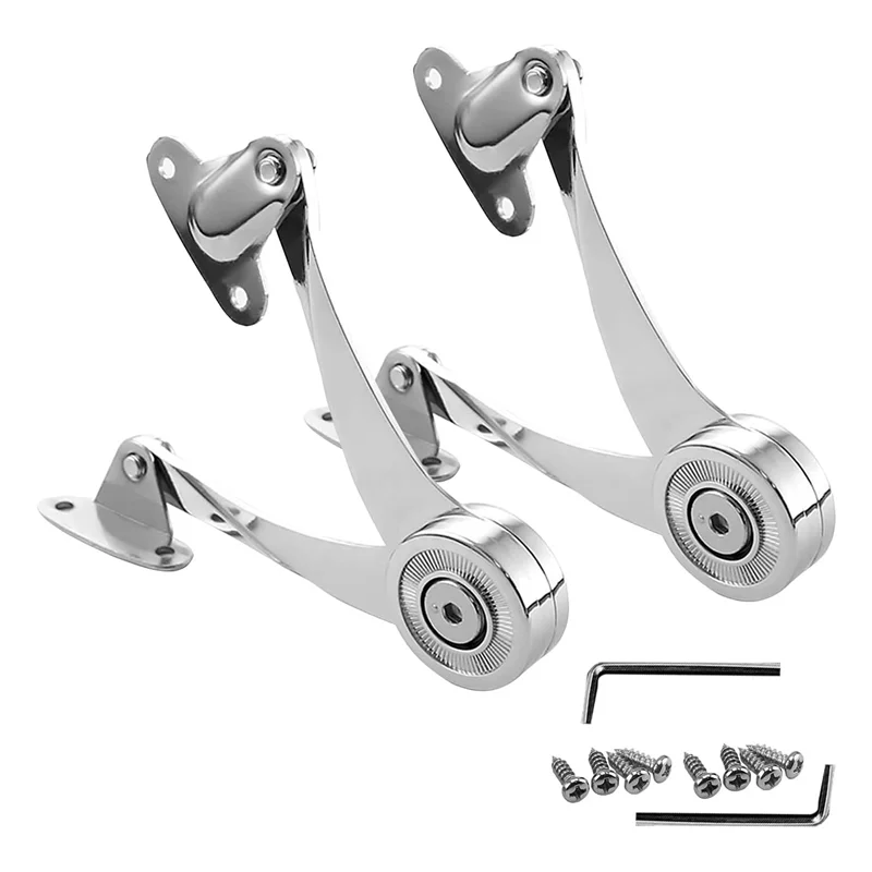 

2 Pcs Box Hinges Heavy Duty Adjustable Lift And Up Hinges Cabinet Door Support Hinge-AA26