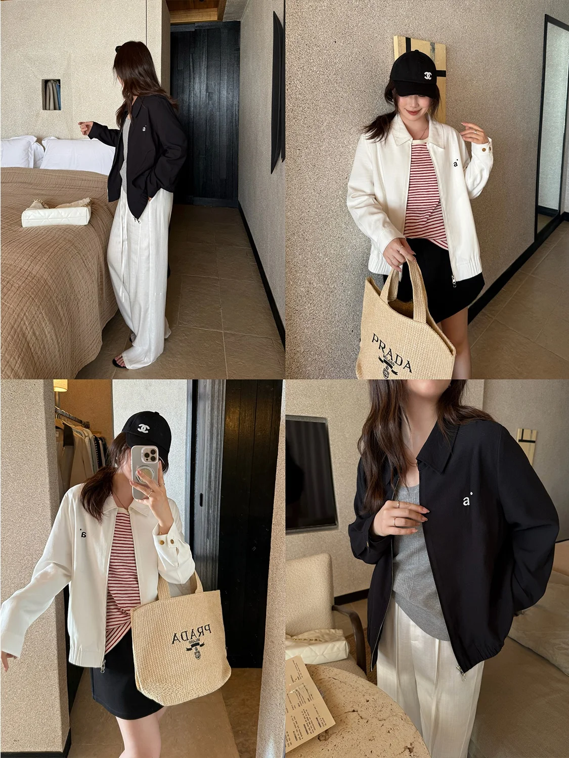 

Куртка с эффектом похудения, с двойной молнией на воротнике, с вышивкой, больших размеров, женская, повседневный стиль, с длинными рукавами, стандартной длины.