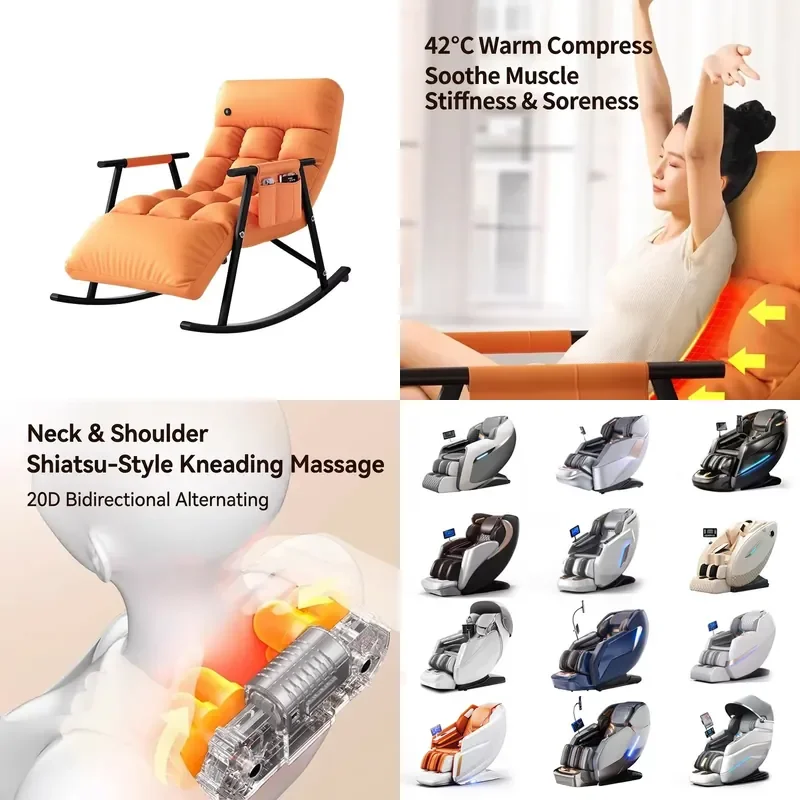 For NQK Luxury Electric Rocking Massage Chair OEM ODM Home Full Body Recliner Multifunctional Lounge Sofa Chair
