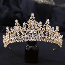 Prinzessin Stirnband Crown Strass Glitzernden Braut Kopfschmuck Legierung Haar Hoop Haar Zubehör für Braut Frauen SAL99