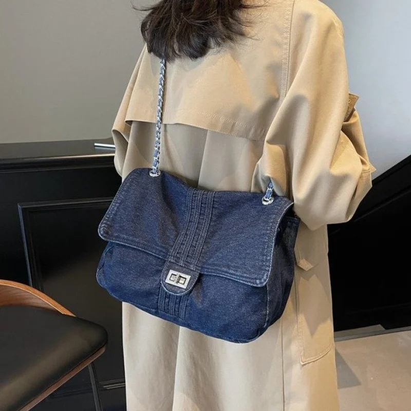 

Elegant Leather Tote Bag For Women Luxury Designer Crossbody Shoulder Handbag Ladies Top Brand Purse Stylish Messenger