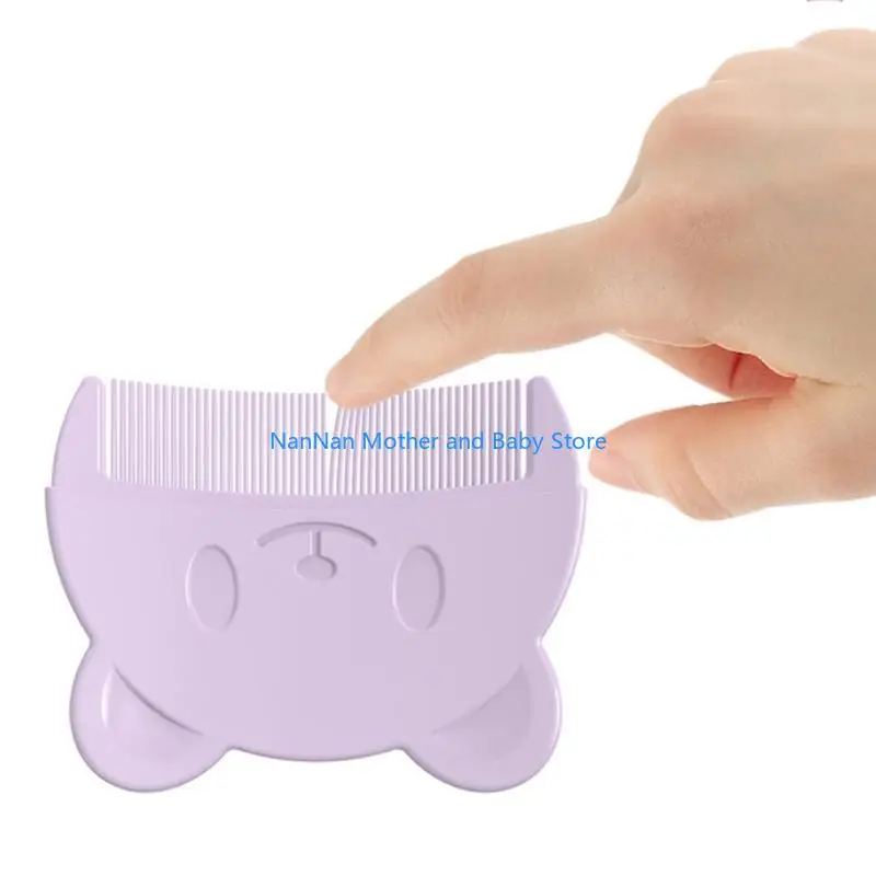 مشط للرضع، مشط للأطفال الصغار، أمشاط سهلة الإمساك على شكل دب كرتوني، منتج للعناية بحديثي الولادة