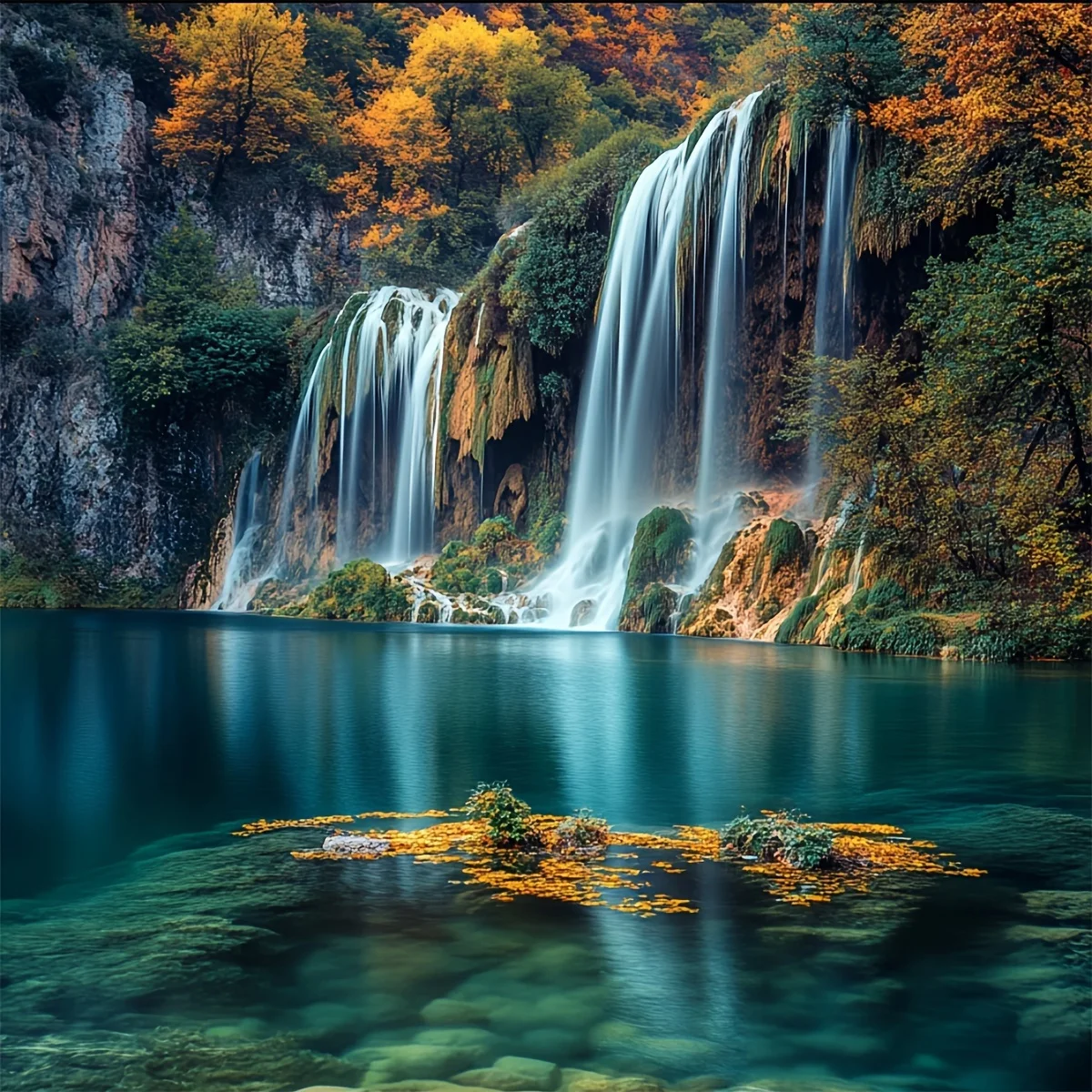 

500/1024PCS Jigsaw Puzzles Waterfall Scenery Puzzle Modern Home Decor Creative Toys As A Holiday Gift for Family and Friends