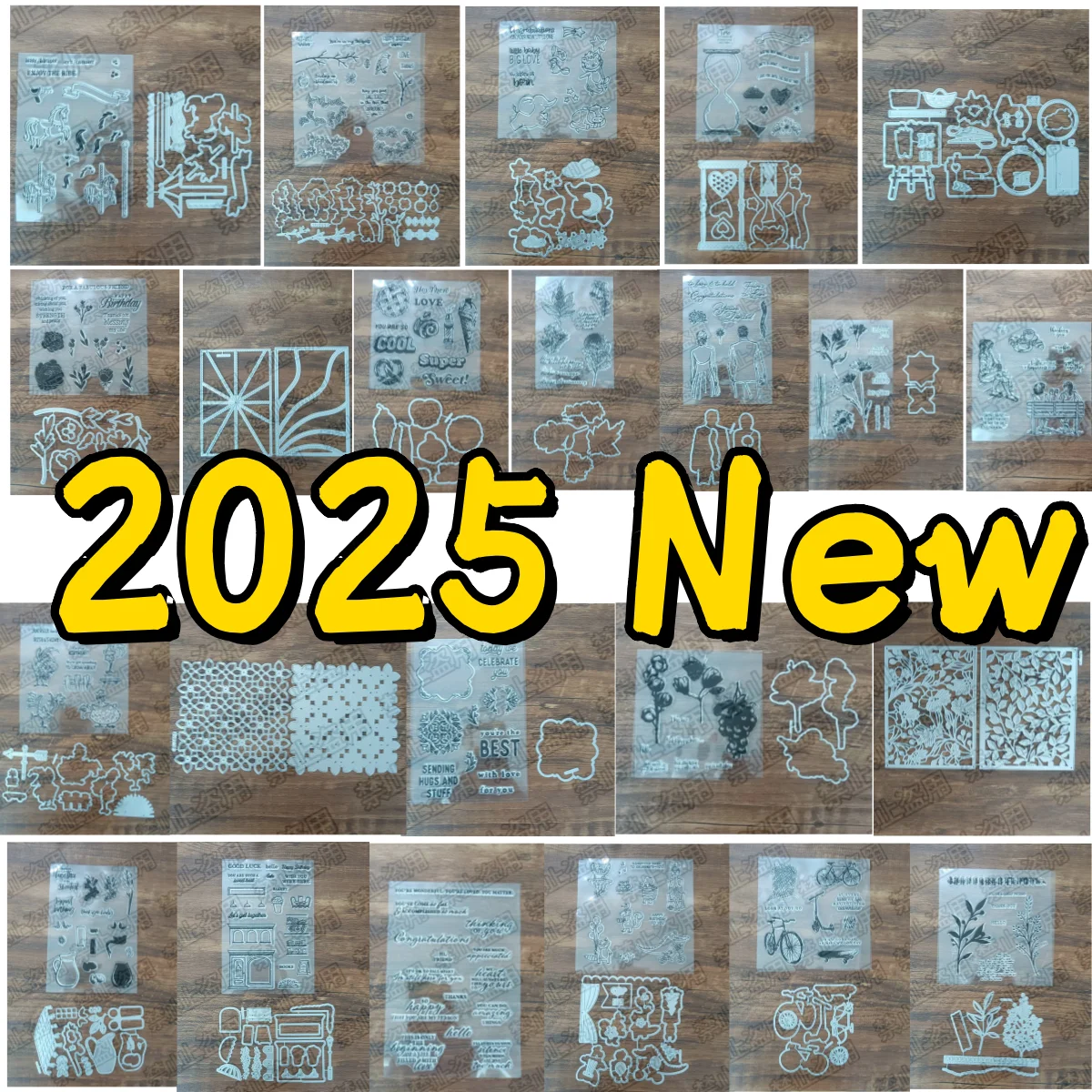 Металлические трафареты для создания открыток с цветами