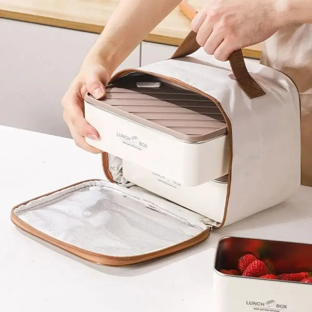 المحمولة 600 مللي معزول علب الاغذية انفصال الميكروويف تخزين المواد الغذائية الحاويات سعة كبيرة مع مقبض صندوق طعام المدرسة #5
