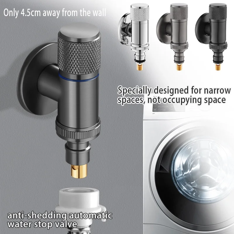 

Toilet Washing Machine Water Stop Filling Faucet Angle Triangle Valve For Bathroom Kitchen Stardand G1/2 G3/4
