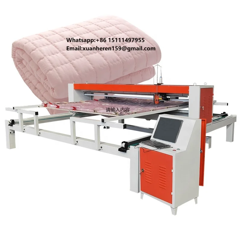 Industry Long Arm Single Head Needle Duvet Make Foam Quilt Sew Machine for Mattress Bedcover