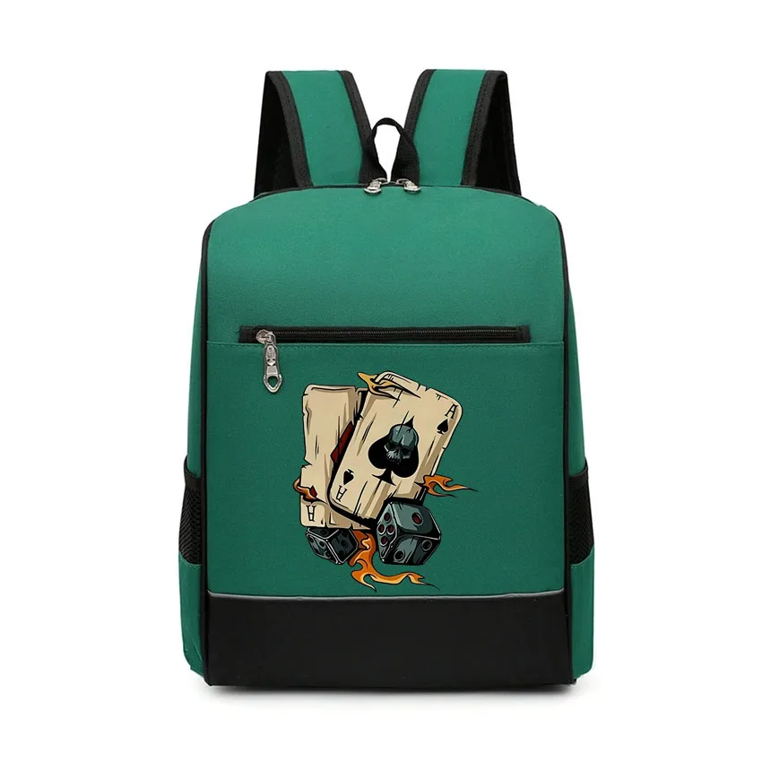 

Водонепроницаемые детские сумки для начальной школы, креативные покерные кости с принтом для девочек и мальчиков, рюкзак для начальной школы, школьная сумка, детская сумка для книг