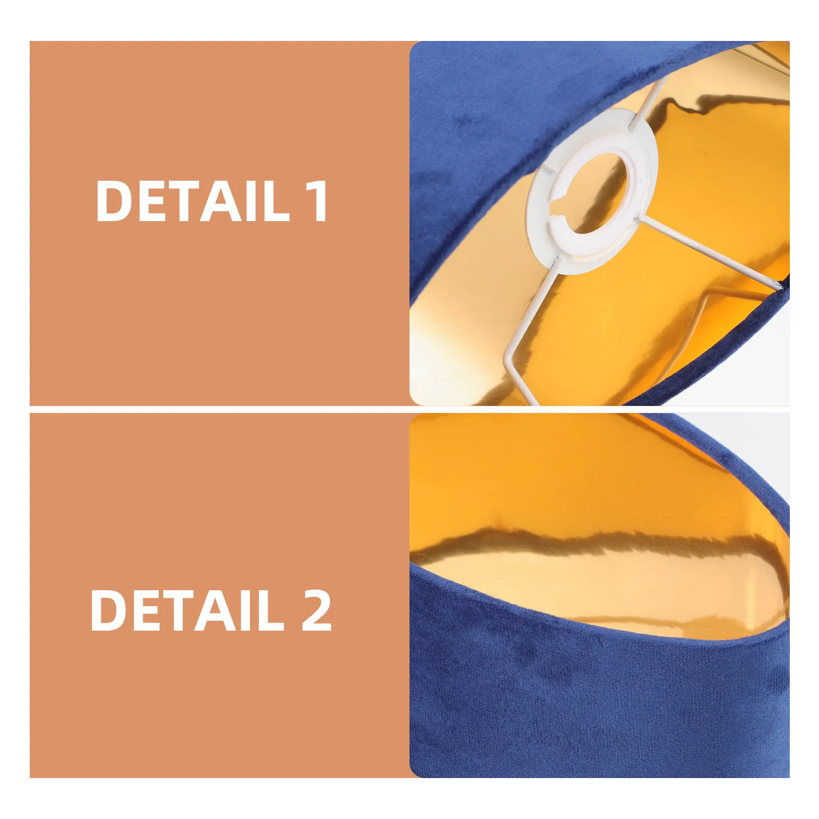 

1Pcs Oval Cloth Lampshade Simple and Stable Cover for Table Floor Lamps Multipurpose Light Shade Bedroom Living Room Use